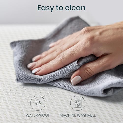 Image of Tutti Bambini 100% Waterproof Bassinet Mattress Protector - Premium Ultra Breathable Bassinet Mattress Pad Cover, Machine Washable, Compatible with CoZee Bassinets (31.8 x 20 in)
