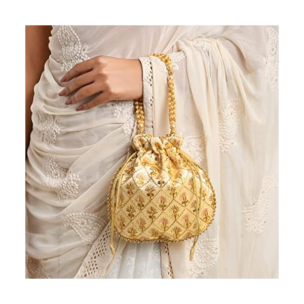 Lavie Women's Amara Round Potli | Ladies Purse Handbag - Image 5