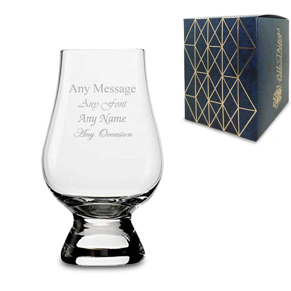 Personalised Engraved 170ml Specialist Whisky Tasting Tumbler Gift Box Wedding Birthday Christmas