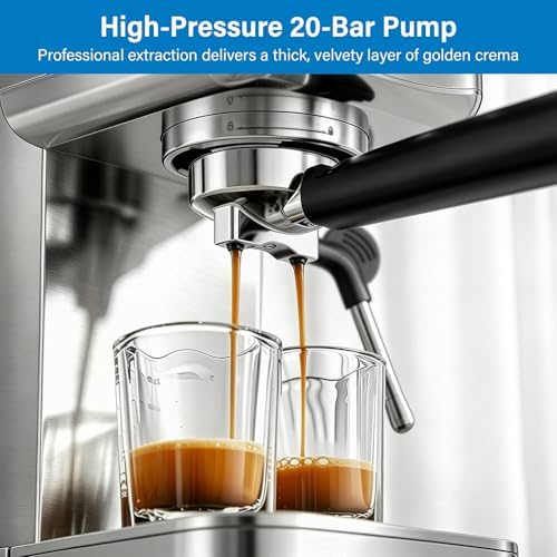 XIXUBX Cold Brew Espresso Maker with Steam Wand for Home & Office - 3