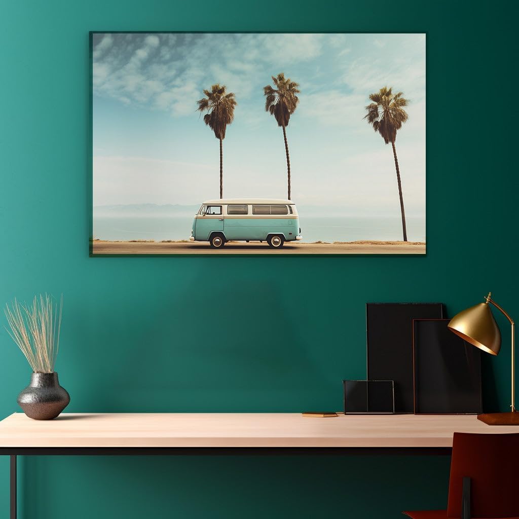 Canvas for Living room. Escape to Serenity: Discover the Peaceful Paradise Where Adventure Awaits, 27 x 18 inch Canvas Wall Art - Modern Home Decor - 69x46 cm (27x18 inch)