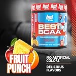 BPI Sports Best BCAA - Building Blocks of Protein and Muscle - Post-Workout Recovery - Weight Loss Support - Fruit Punch, 30 Servings, 300 grams - Image 4