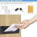 Durabox Through The Wall Drop Chute – Adjustable Two Piece Steel Deposit Drop Slot for Documents, Letters, Payments and Other Non-Bulky Items and Mail D100 (Black)
