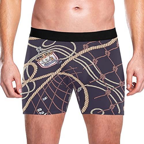 Calzoncillos bóxer para hombre Vnurnrn marrones estilo hip hop pack de 2 unidades de ropa interior 2