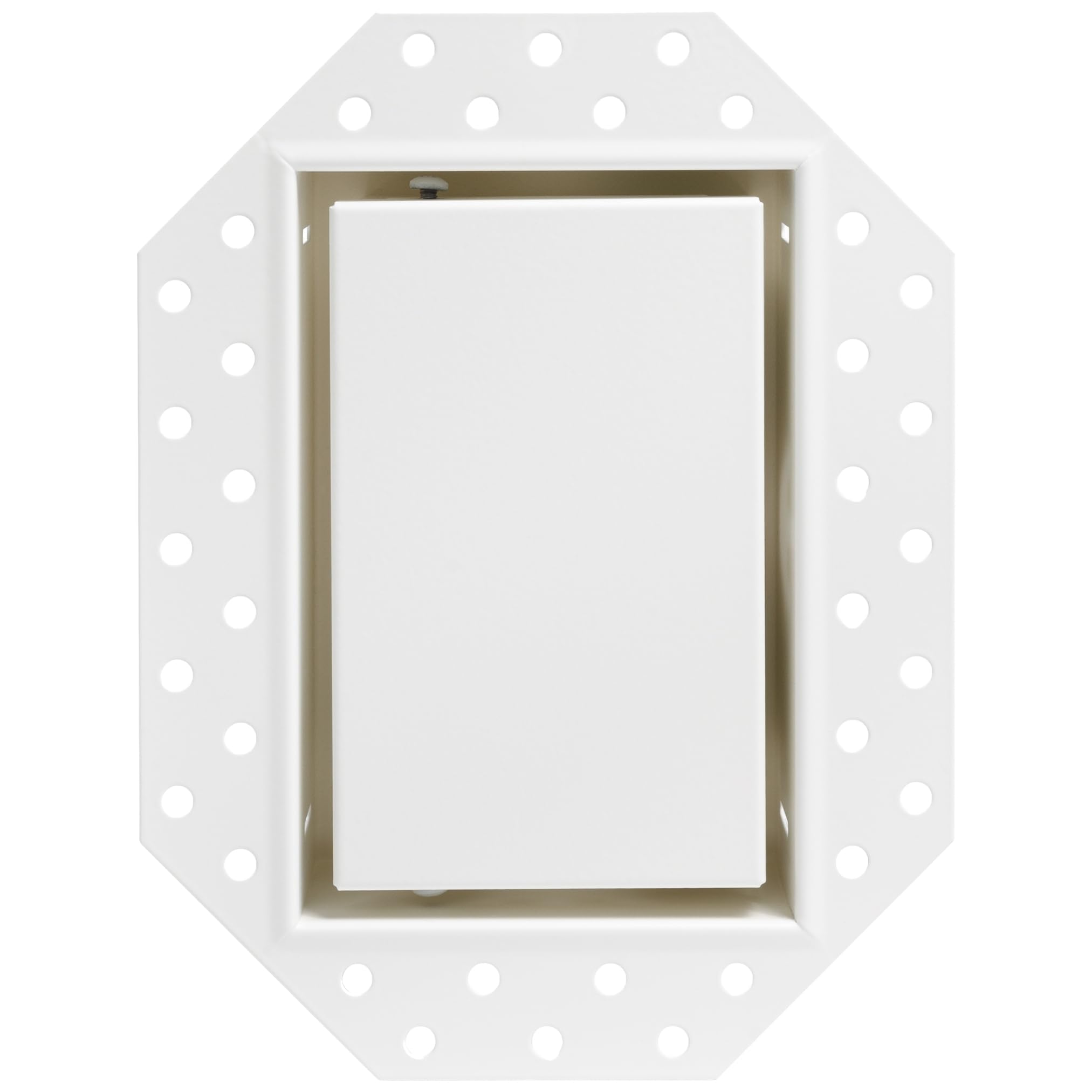 Support encastré cloison sèche Fittes 1 gang blanc satiné design invisible luxe
