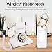 Audio Guest Book Wedding Phone, Wireless Audio Guestbook Phone, Assemble & Reusable Voicemail Recording for Weddings, Graduation Parties and Banquets, Alternative Retro Style (White)