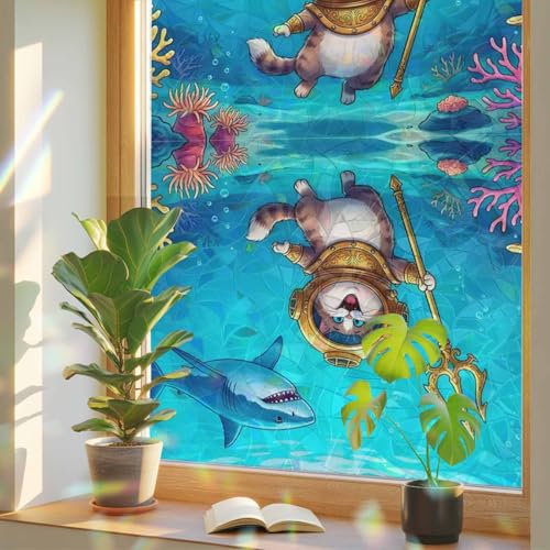 Vinilo decorativo para ventana privacidad 19.6 x 39.3 pulgadas miniatura 1