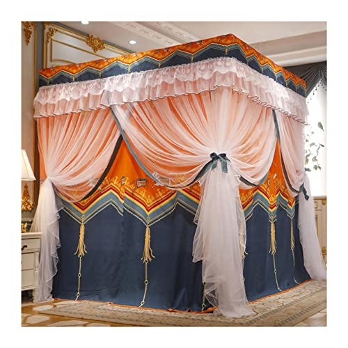 Mosquitera para dormitorio de lujo con dosel de cama de 180x220x200 cm 2