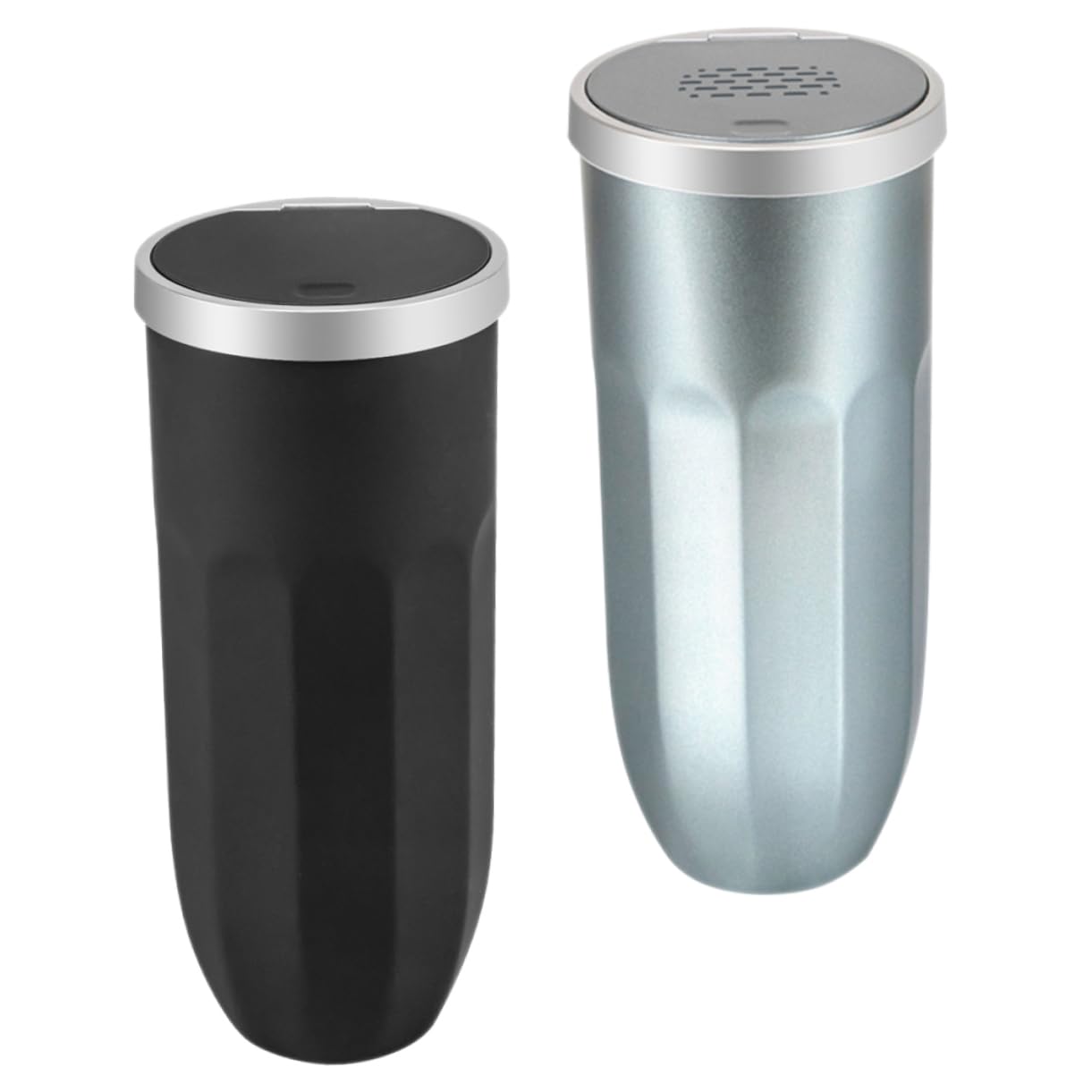 HEALLILY 2pcs Automotive Trash Can Cup Holder Car Garbage Bin for Car Material Trash Can