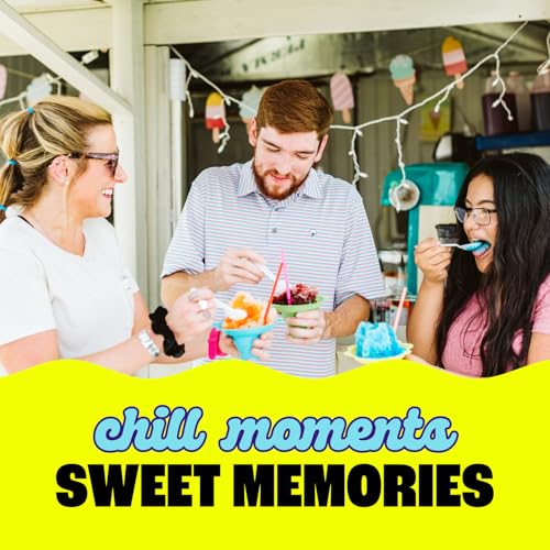 Hawaiian Shaved Ice Kid-Friendly S700 Classic Snow Cone and Shaved Ice Machine with Instruction Manual, Tip Card, and 1-year Manufacturer’s Warranty, 120V, White