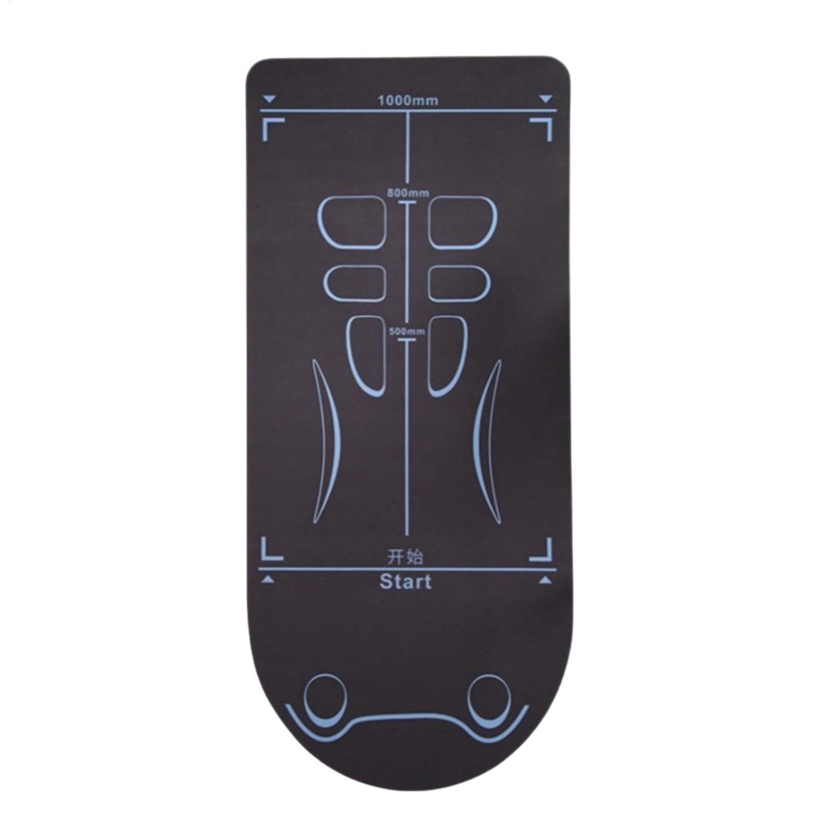 Exercise Equipment Mat For Ab Roller Wheel, 4mm Non Slip Abdominal Knee Mat, Insulation Shock Absorber Home Gym Floor Pad Fitness Pilates Workout Mat Yoga Mat For Indoor And Outdoor, 140x57cm