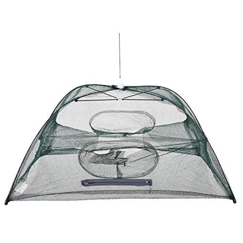 Reusen Pêche à pêche Aalreuse Pliable Filet de pêche Angel Filet de
