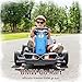 36V Electric Go Kart for Kids, Drift Racing Go Kart, Licensed BMW 7.5 MPH Electric Go Kart with Drift Race Pedal, Adjustable Seat, LED Lights, 600W Powerful Motor for Kids Ages 6+, Blue