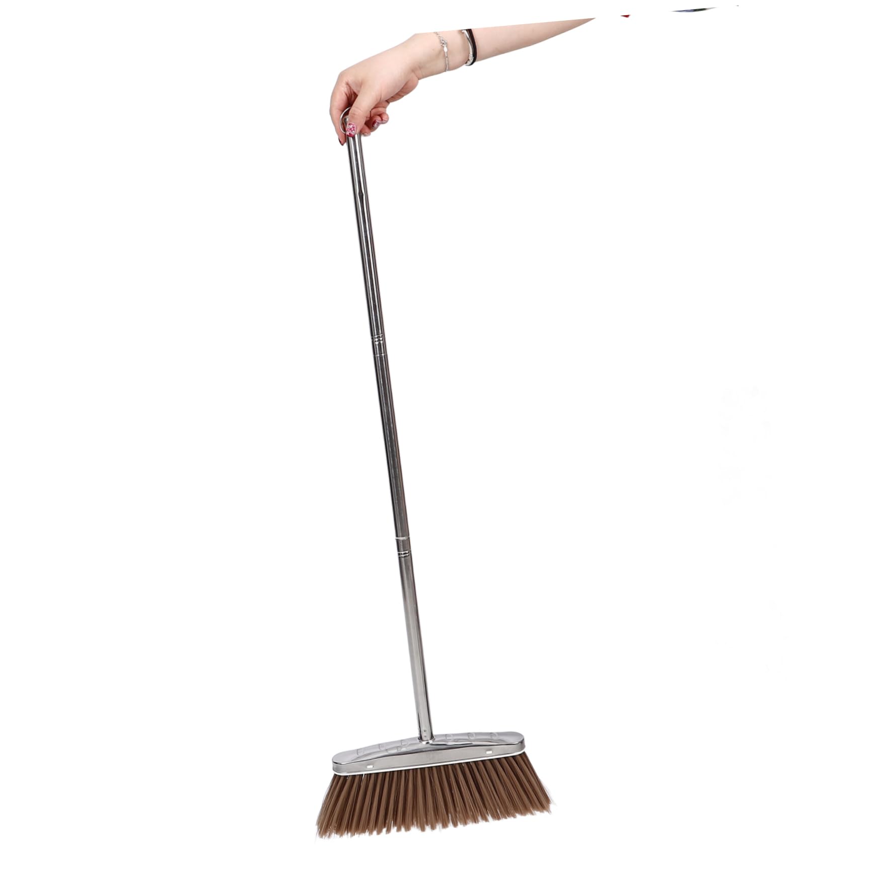 Ipetboom Set Scopa e Paletta Design Semplice e Pratico Resistente alla Rottura e all'Usura in Acciaio Inossidabile la Pulizia Domestica Efficiente