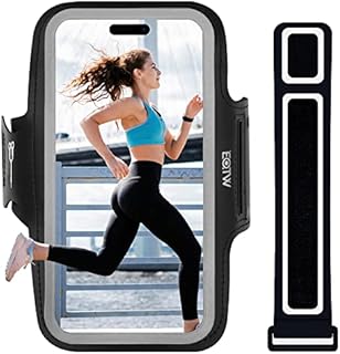 EOTW sportowe etui naramienne na telefon komórkowy, uniwersalne, kompatybilne z telefonami iPhone 11/11 Pro Max/XR/XS Max Huawei P20 Pro/P30 Pro/Mate 30 Samsung Galaxy S20/S10/Note 10 o przekątnej ekranu 5 - 6,7 cala