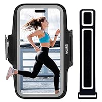 EOTW Sport Armband Handy Universal - Handytasche Joggen Armtasche Kompatibel mit iPhone 16/15/14/13/12 Pro Max Galaxy S24/S23+/S22/S21 FE Handyhalterung Joggen für Running Zubehör(6,2~6,7)