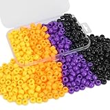 Pony Bead Color: In addition, XIANNVXI also has 36 different colors for you to choose from, including white, red, orange, turquoise, purple, blue, yellow, pink, brown, black too many to list. Pony Beads Quantity and Packaging: Each XIANNVXI hair bead...
