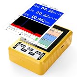 Compteur Geiger et Détecteur EMF 4 en 1, Détecteur de Rayonnement Nucléaire (Gamma, Bêta, Rayons X) et Champs Électromagnétiques EF/RF/MF, avec Alarme et Écran LCD pour Maison, Extérieur et Industrie