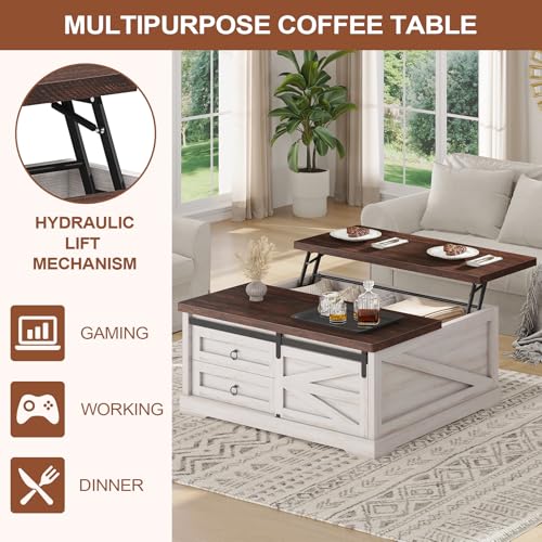 Smart Coffee Table with Refrigerator