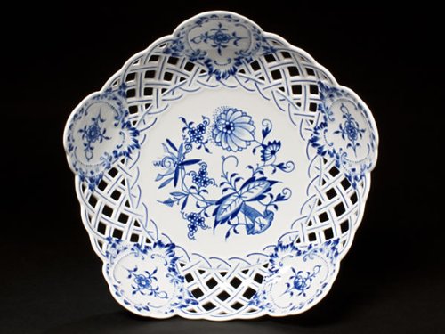 Amazon.co.jp: マイセンMeissen コンポート（ブルーオニオン