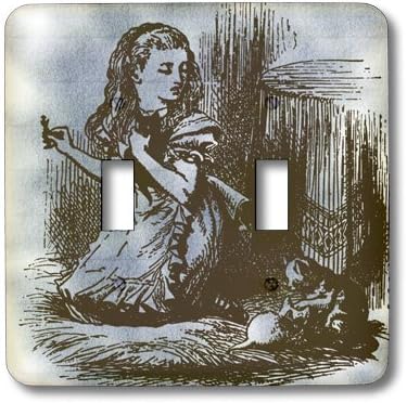 3drose LSP _ 110220 _ 2 Catsビンテージ不思議の国のアリスダブル切り替えスイッチ