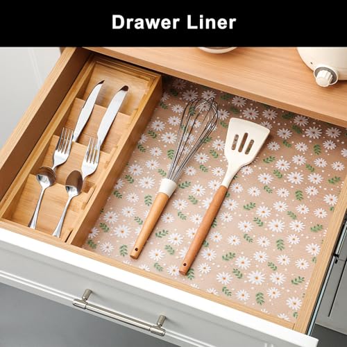Image of Porslin EVA Drawer & Shelf Liner Roll 60cm x 5m, Non-Slip Waterproof Mat, BPA-Free Food Safe, Washable Reusable Transparent Liner for Kitchen Cabinets, Cupboards, Fridge & Wardrobe - SL01