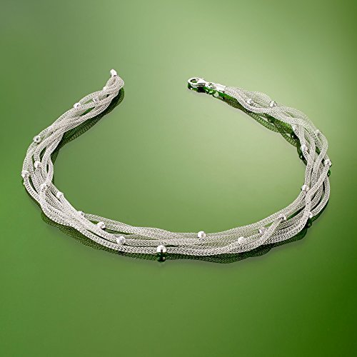 Ross-Simons Italian Sterling Silver Multi-Strand Mesh Necklace. 20 Inches #TOP2