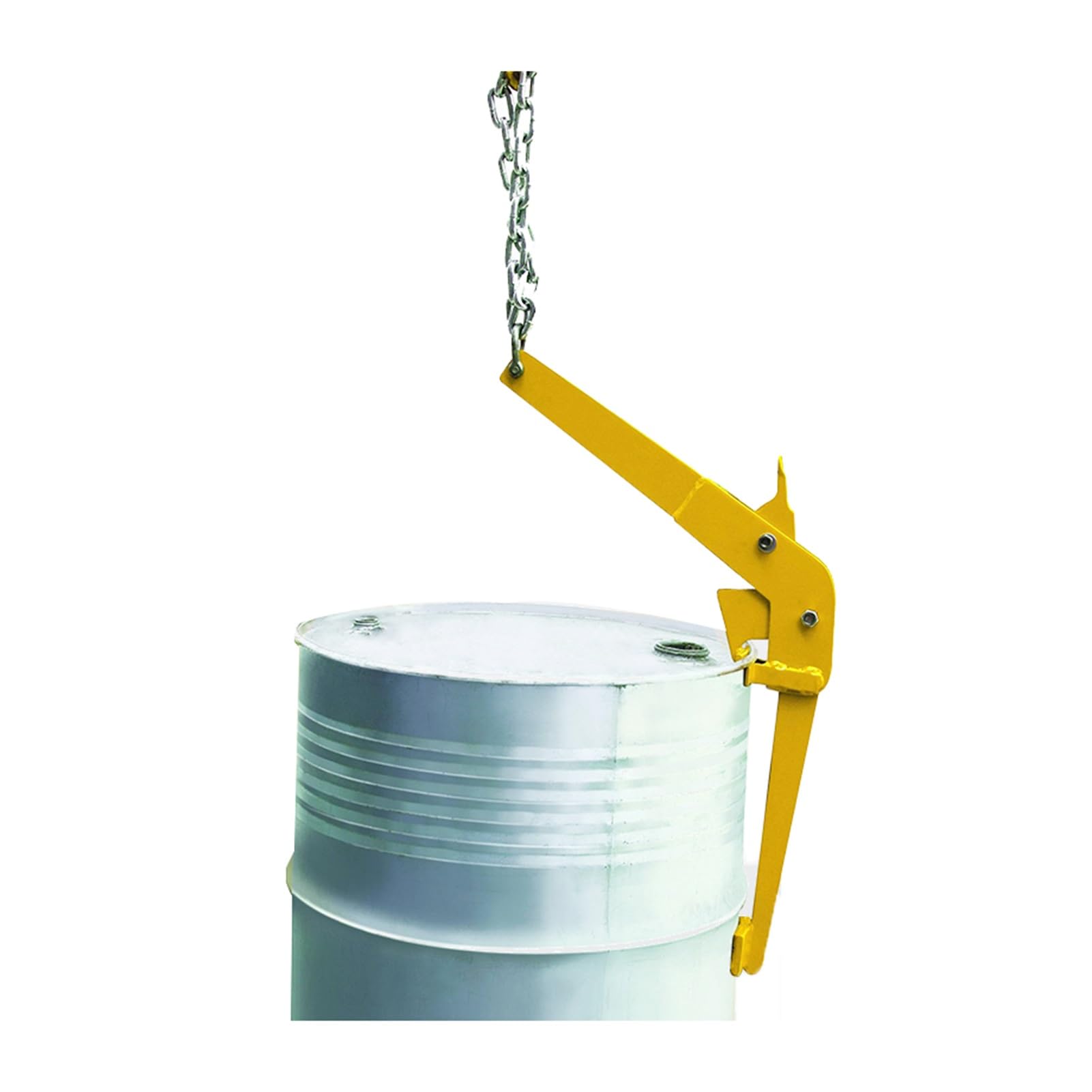Carbon Steel Vertical Drum Clamp Barrel,Material Transport Tool,Oil Drum Lifting Clamp,High Load Capacity,for Overpack Drum Placement(DL500B)