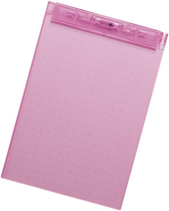 Lihit Lab A5067-3 Binder, Clipboard, Ultra Thin, A4, Red