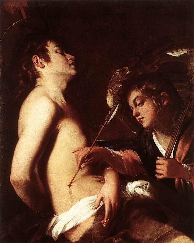 Toile Volé par un ange Baglione une touche de poésie et d'histoire chez soi