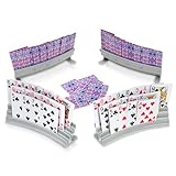 4 Stück Neues Upgrade Spielkartenständer Kartenhalter, Magnetabsaugung, Mit Tischständer, für Karten Spielen ohne Hände, Senioren