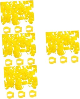 Ipetboom 400 Pçs De Tornozelo Tags De Plástico Anel Pulseira Tags Para Animais De Estimação Anéis De Tornozelo De Frango Bandas De Perna De Pombo Acessórios De Frango Anéis ção De