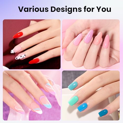 Image of Beetles Gel Nail Polish Kit with UV Light - 31Pcs Nail Polish Set Popular Color Gel with Base and Matte&Glossy Top Coat Soak Off All Season DIY Manicure Kit Art Gifts for Women