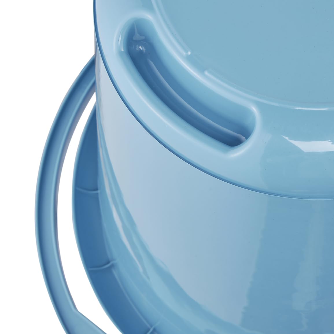 keeeper Wiadro z dzióbkiem, zintegrowana skala pomiarowa i ergonomiczny uchwyt, 10 l, Mika Eco Line, niebieskie (Eco Sky Blue)
