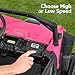 Best Choice Products Kids 24V 2-Seater Electric Ride On UTV Officially Licensed Honda Talon w/Parent Control, LED Lights, Bluetooth - Pink