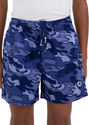 Ethika Boys Basketball Short | Blue Crush Camo