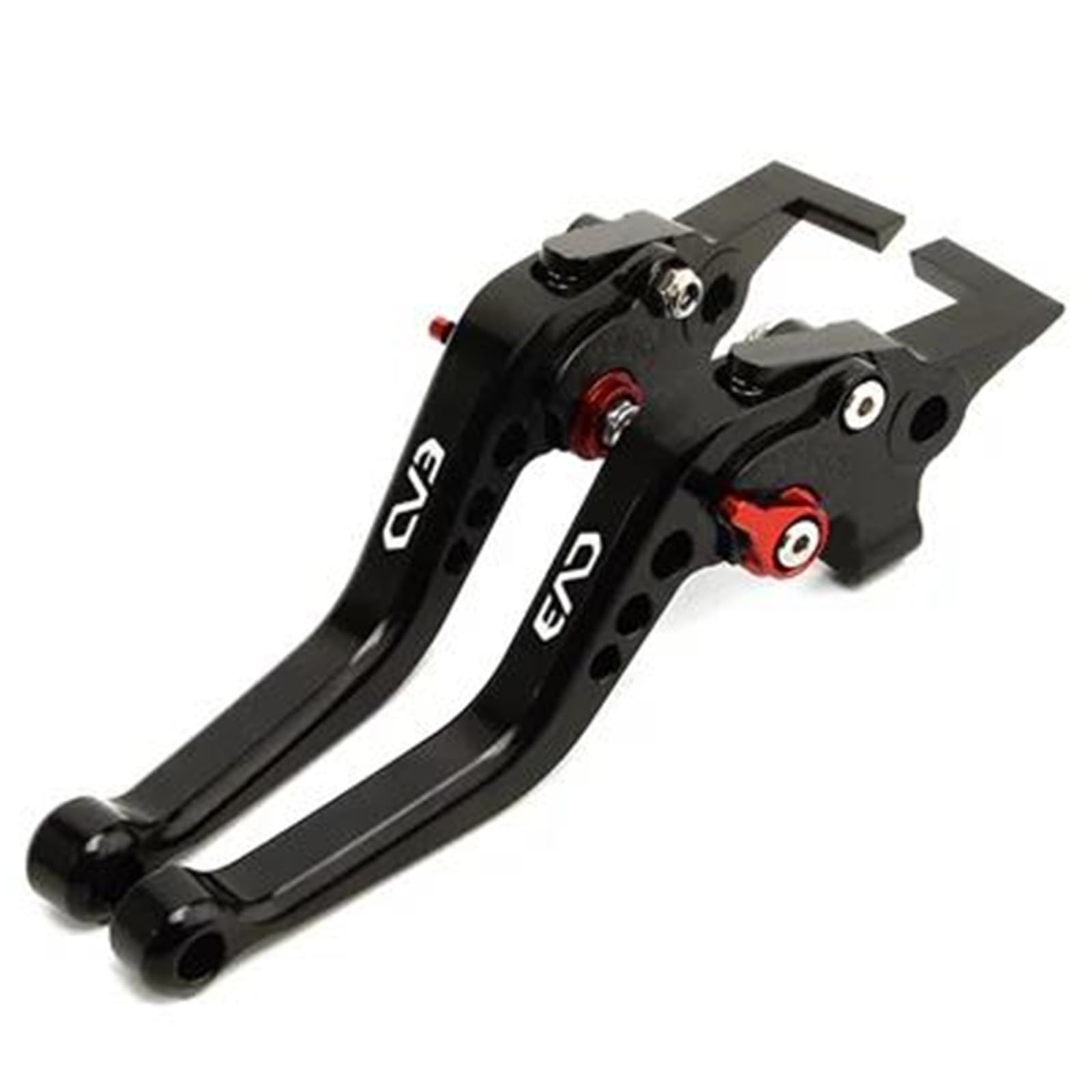 Palancas de freno cortas KYMCO CV3 550i con ajuste de posiciones en rojo