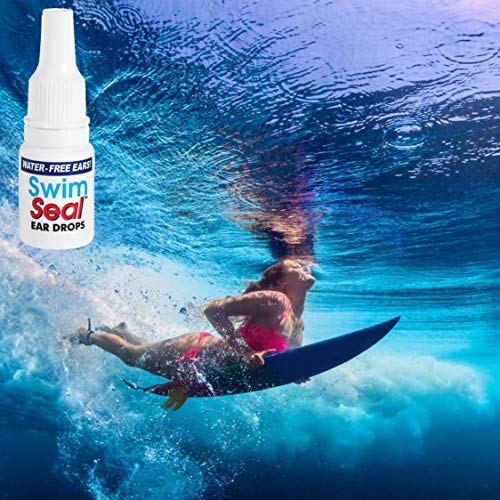 Swimseal All Natural Protective & Ear Drying Drops For Daily Use Rather Than Alcohol Drops Or Earplugs. Avoids Earache From Swimming, Scuba, Diving, Surfing & Triathlons For All Ages #TOP3