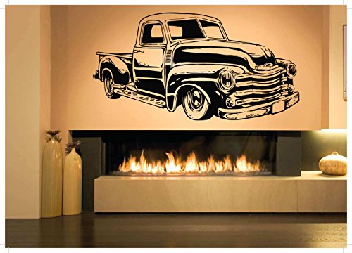 Wall Room Decor Art Vinyl Sticker Mural Decal Retro Vintage Truck Poster Vehicle Car Transport As2793 #TOP9