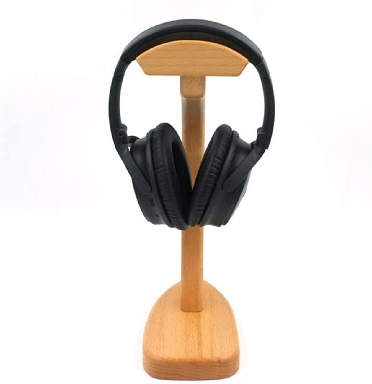 supporto per cuffie, Supporto for auricolare con staffa for display creativo in legno(Beech)