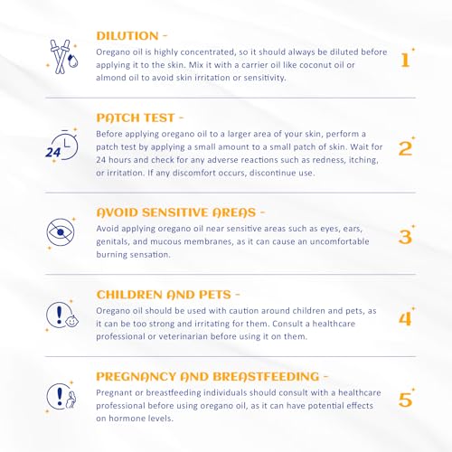 Image of HIQILI 100 ML Oregano Essential Oil, 100% Pure Natural Oregano Oil for Diffuser, Skin, Cleaning - 3.38 Fl Oz