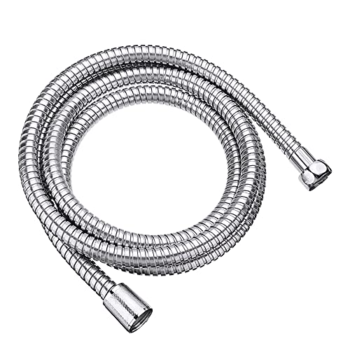 Austausch des Duschschlauchs, Edelstahl-Brauseschlauch, Handbrause, flexibler Brauseschlauch, 1 m/1,5 m/2 m, einfacher DIY-Austausch(1M)
