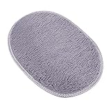 YWLINK Oval FußBodentüRmatte Rutschfester Flauschiger Hochflor Teppiche Hauptschlafzimmer Badezimmer Shaggy Mat