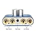 Facmogu F900S 160W Mini Bluetooth 5.0 Power Amplifier, 2 Channel 80Wx2 Stereo Hi-Fi Digital Amp, Portable Wireless Audio Receiver Sound Speaker Amplifer, AUX/USB/Bluetooth Input & 12V Power Supply