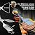 BBQ Croc 3-in-1 Barbecue Tool Pack - 15-inch & 18-inch with Light - Extra Light Tongs, Spatula and Grill Scraper (18 inch + 15 inch with Flashlight)