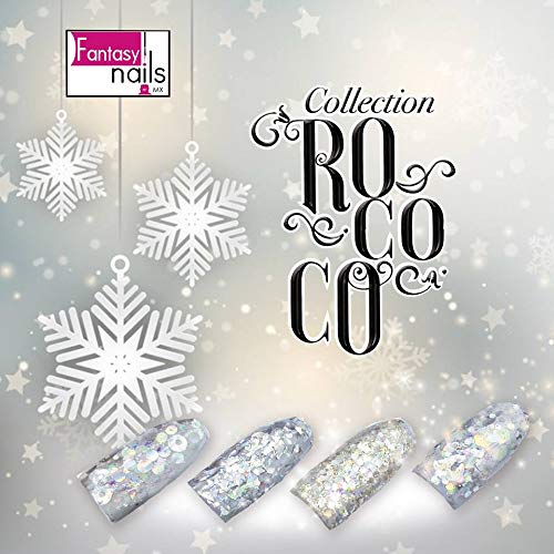 Fantasy Nails Sinaloa - Polvo Acrílico Plateado Rococó set 4 miniatura 1