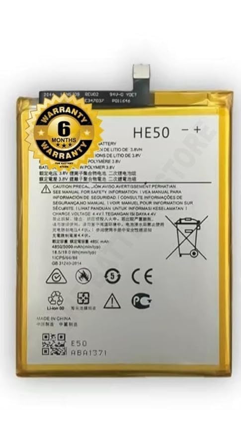 Image of Original HE50 Battery for Motorola E4 Plus / XT1770 XT1773 XT1771 XT1775 XT1924-3 T1770 Battery with 6 Month Warranty** (SEP058)