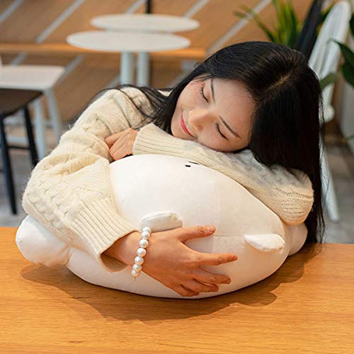 Image of REFAHB 15.7 inch Cute Bear Plush Stuffed Animal Body Pillow Fat Cartoon Cylindrical Body Pillows for Kids, Super Soft Hugging Toy Gifts for Bedding, Kids Sleeping Nap Kawaii Pillow