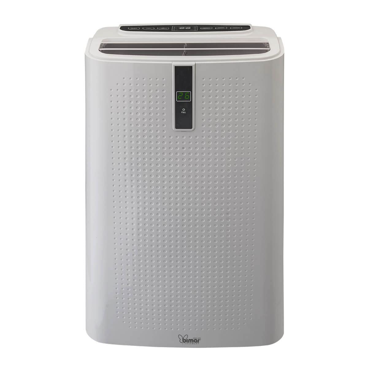 Bimar Condizionatore Portatile con Wifi, Timer, Telecomando, Base con Ruote e Valvola Drenaggio Acqua (28 Litri)