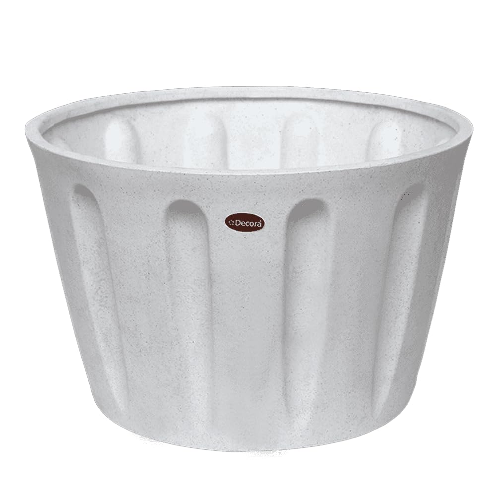 Decora Ornate Pot (Stone White)(OP 50) || Pots for Plants Polymer || Indoor-Outdoor || Non-Breakable || Plant Directly || (Without Drainage Hole) (B0946RP74G) Amazon Price History, Amazon Price Tracker